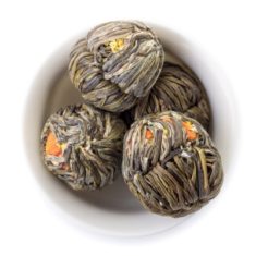 Китайский зелёный связанный чай Сянь Нюй Сань Хуа (Фея рассыпающая цветы)